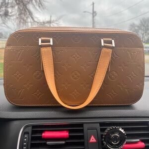 Louis Vuitton Tan Monogram Vernis Leather